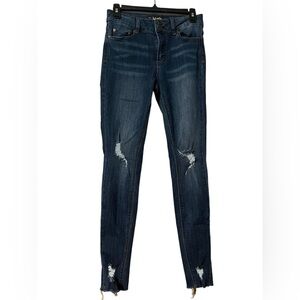 indigo rein jeans blue denim jeans with distressing women’s